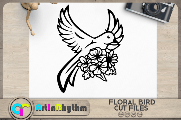 Floral Bird & Floral Animals SVG