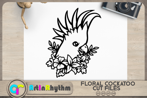 Floral Bird Svg, Floral Animals Svg