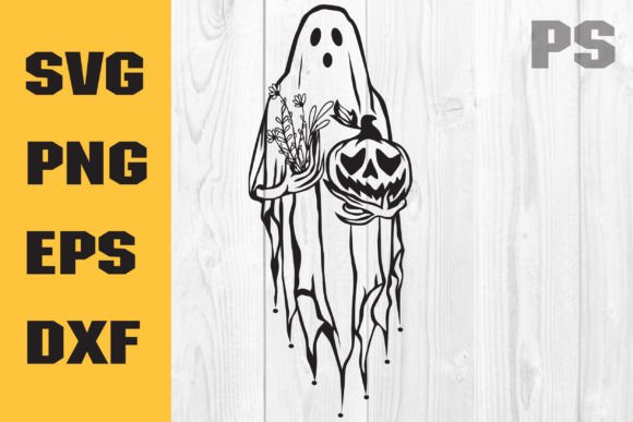 Floral Ghost SVG: Spooky Charm, Not Just a Silhouette