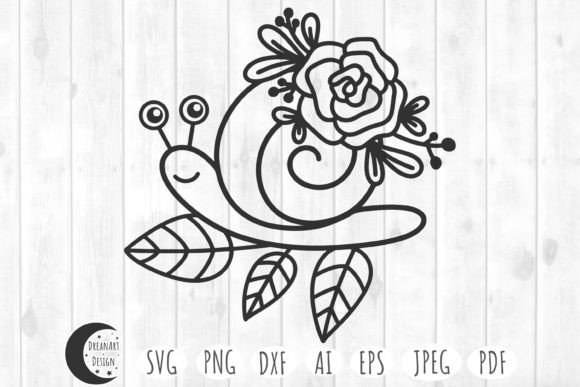 Floral Snail SVG: Charming, But Embroidery-Ready?