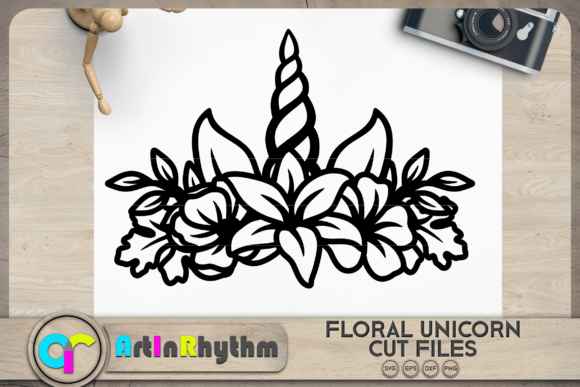 Floral Unicorn SVG & Floral Animals SVG
